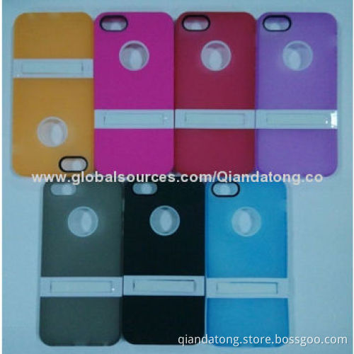 TPU Cases for iPhone 5/5S, Newest with Stand Function